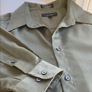 Crazy Horse Olive Green Button Down Shirt